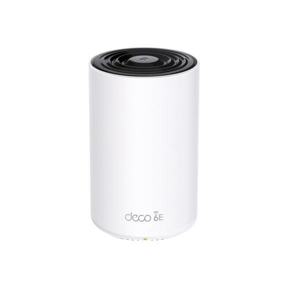 TP-Link Deco XE75 Pro(1-pack) - Deco AXE5400 Tri-Band WiFi 6E Mesh Router, 1-pack - 2.5G WAN/LAN Port - 2 x Gigabit LAN Ports - Covers up to 2900 Sq.Ft - Replaces WiFi Router and Extender - AI-Driv...