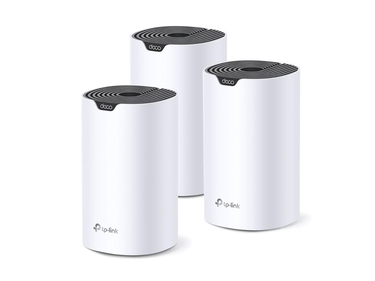 TP-Link Deco S4 (3-pack) - Wi-Fi 5 IEEE 802.11ac Ethernet Wireless Router - Deco Mesh WiFi System - Up to 5,500 Sq.ft. Coverage - Replaces WiFi Router and Extender - Gigabit Ports - Works with Alexa -