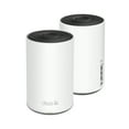 thumbnail image 1 of TP-Link Deco Wi-Fi 6E Whole Home Mesh Routers, 6 Ghz Band, Coverage up to 5,500 Sq. ft. (2-Pack), 1 of 10