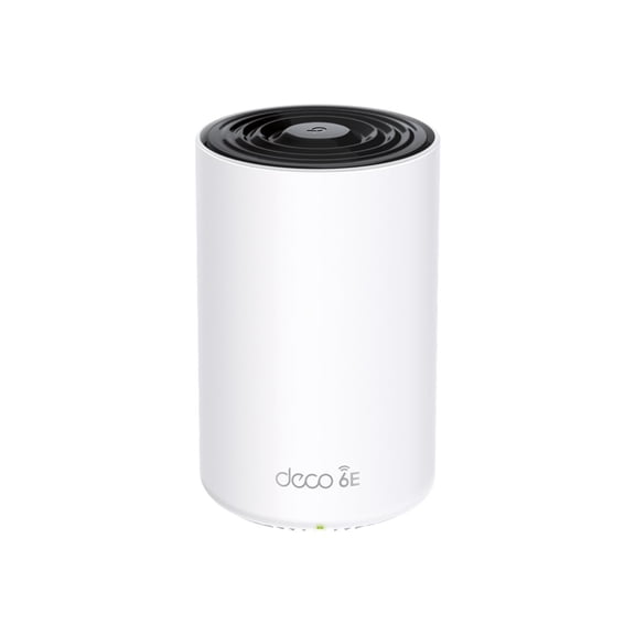 TP-Link Deco XE75 Pro(1-pack) - Deco AXE5400 Tri-Band WiFi 6E Mesh Router, 1-pack - 2.5G WAN/LAN Port - 2 x Gigabit LAN Ports - Covers up to 2900 Sq.Ft - Replaces WiFi Router and Extender - AI-Driv...