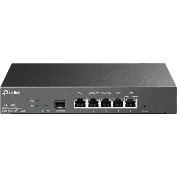 TP-Link ER7206 | Multi-WAN High-Performance Wired VPN Router | Increased Network Capacity|SPI Firewall | Omada SDN Integrated|Load Balance|Lightning Protection|Limited Lifetime Protection