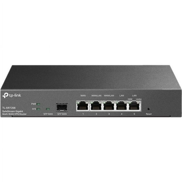 TP-Link ER7206 | Multi-WAN High-Performance Wired VPN Router | Increased Network Capacity|SPI Firewall | Omada SDN Integrated|Load Balance|Lightning Protection|Limited Lifetime Protection