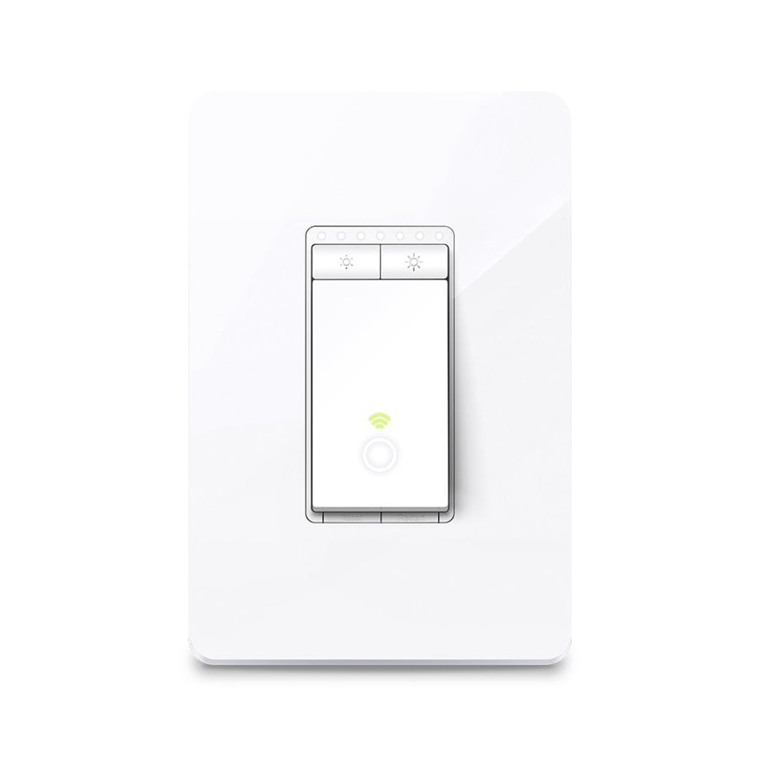 White Smart Wi-Fi Dimmer Switch with Alexa and Google Assistant