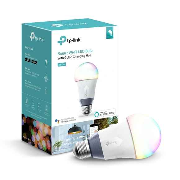 TP-Link 60W Smart Wireless LED Bulb, Tunable White & Color Light, LB130