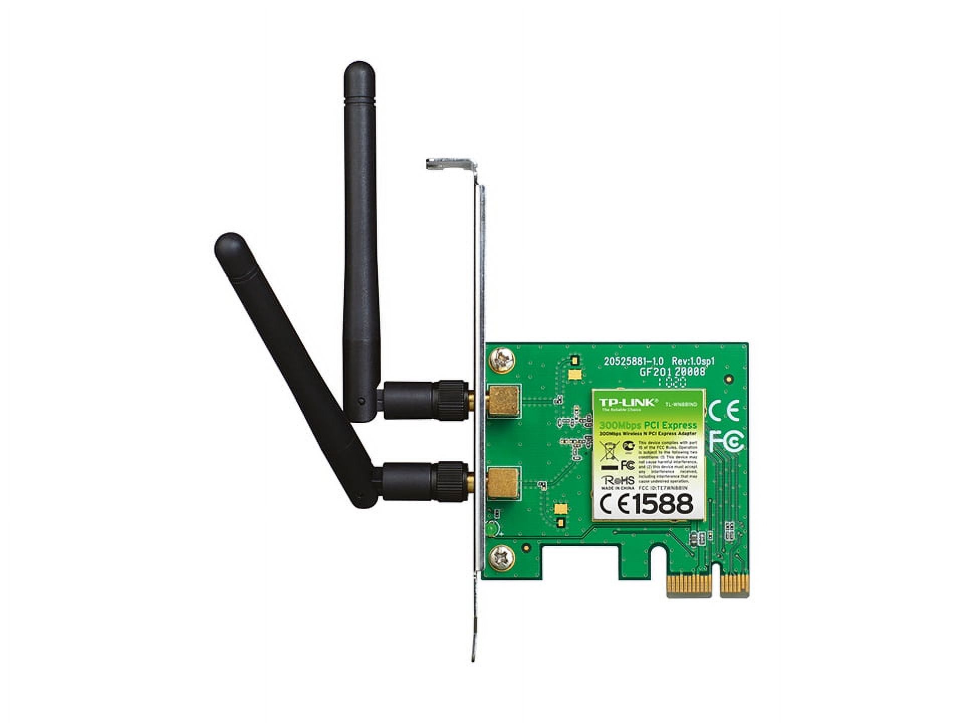TP-Link N300 Wi-Fi PCI-Express Adapter (TL-WN881ND) - image 1 of 2