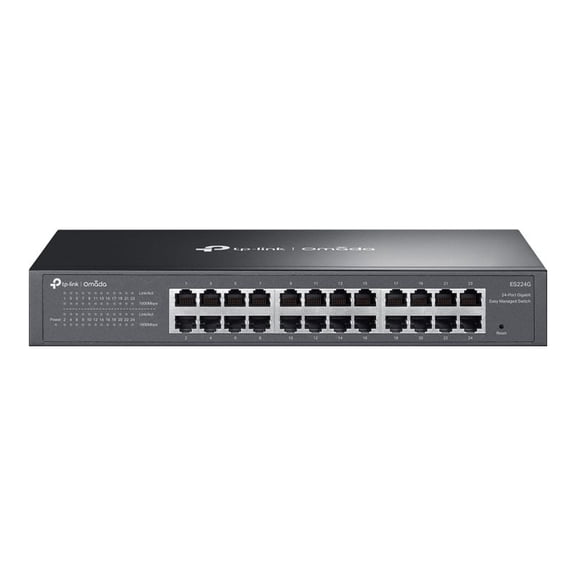 TP-Link Omada ES224G V1.6 - Switch - managed - 24 x 10/100/1000Base-T - rack-mountable, desktop