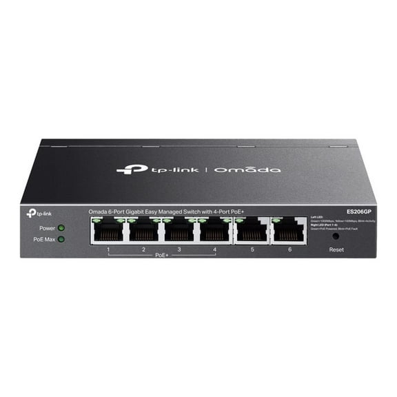 Omada Omada 6-Port Gigabit Easy Managed Switch with 4-Port PoE+