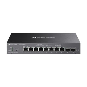 TP-Link Omada 8-Port 2.5GBASE-T and 2-Port 10GE SFP+ Smart Switch with 8-Port PoE+ - Gigabit Ethernet, 100 Gigabit Ethernet, 2.5 Gigabit Ethernet - 100Base-T, 1000Base-T, 2500Base-T, 10GBase-X - 18...