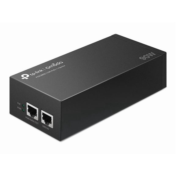 TP-Link Omada PoE++ Injector - 1 x RJ-45 Input Port(s) - 1 x RJ-45 Output Port(s) - 90 W