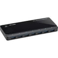 thumbnail image 1 of TP-Link Powered USB Hub 3.0 with 7 USB 3.0 Data Ports and 2 Smart Charging USB Ports. Compatible with Windows, Mac, Chrome & Linux OS, with Power On/Off Button, 12V/4A Power Adapter(UH720), 1 of 10