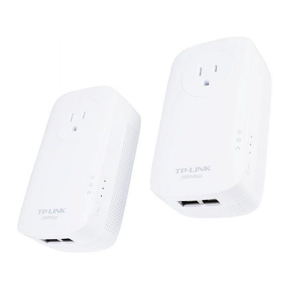 TP-LINK AV2000 2-Port Gigabit Passthrough Powerline Starter Kit
