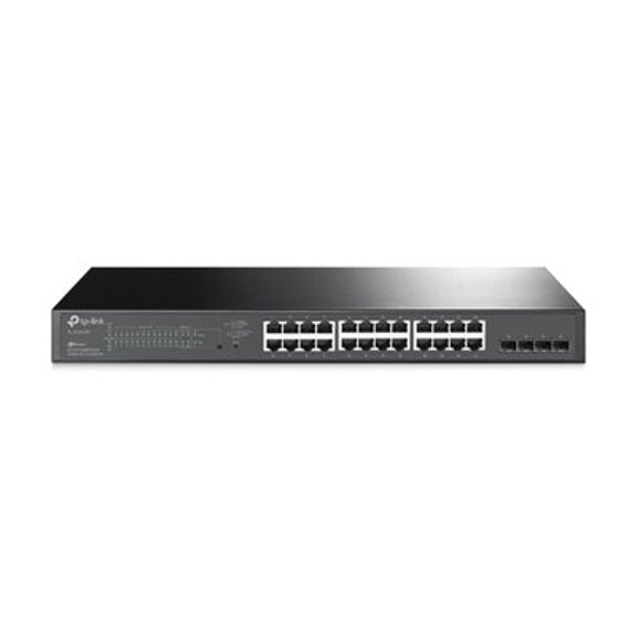 TP-Link Omada 28-Port Gigabit Smart Switch with 16-Port PoE+ - 24 Ports - Gigabit Ethernet - 10/100/1000Base-T, 1000Base-X - 2 Layer Supported - Modular - 4 SFP Slots - 184.70 W Power Consumption -...