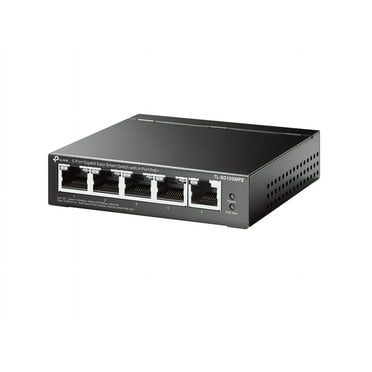 TP-Link TL-SG105MPE | 5 Port Gigabit PoE Switch | Easy Smart Managed | 4 PoE+ Ports @120W, w/ 1 Uplink Gigabit Port | Limited Lifetime Protection | QoS, Vlan, IGMP & LAG | Fanless | PoE Auto Recovery