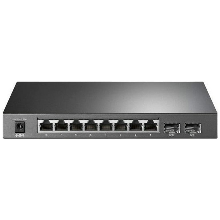 TP-Link JetStream 8-Port Gigabit Smart PoE+ Switch w/ 2 SFP Slots