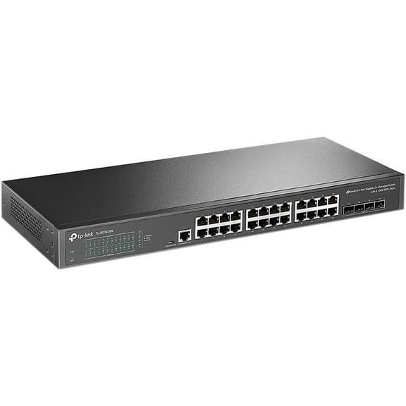 TP-Link SG3428X Omada 24-Port Gigabit L2+ Managed Switch with 4 10GE SFP+ Slots