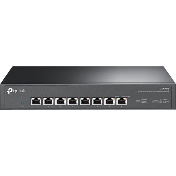 TP-Link TL-SX1008 8 Port 10G/Multi-Gig Unmanaged Ethernet Switch