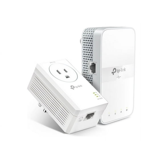 TP-Link TL-WPA7617 KIT AV1000 Gigabit Passthrough Powerline ac Wi-Fi Kit Powerline: Up to 1000 Mbps
Ethernet: 10/100/1000 Mbps