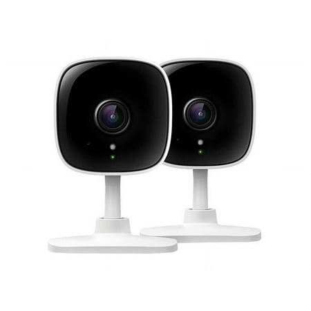 TP-Link Tapo 2K Security Camera for Baby Monitor, Dog Camera w/ Motion Detection, 2-Way Audio, Night Vision, Cloud &SD Card Storage (Up to 256 GB), Works with Alexa & Google Home, 2-Pack (C110P2)
