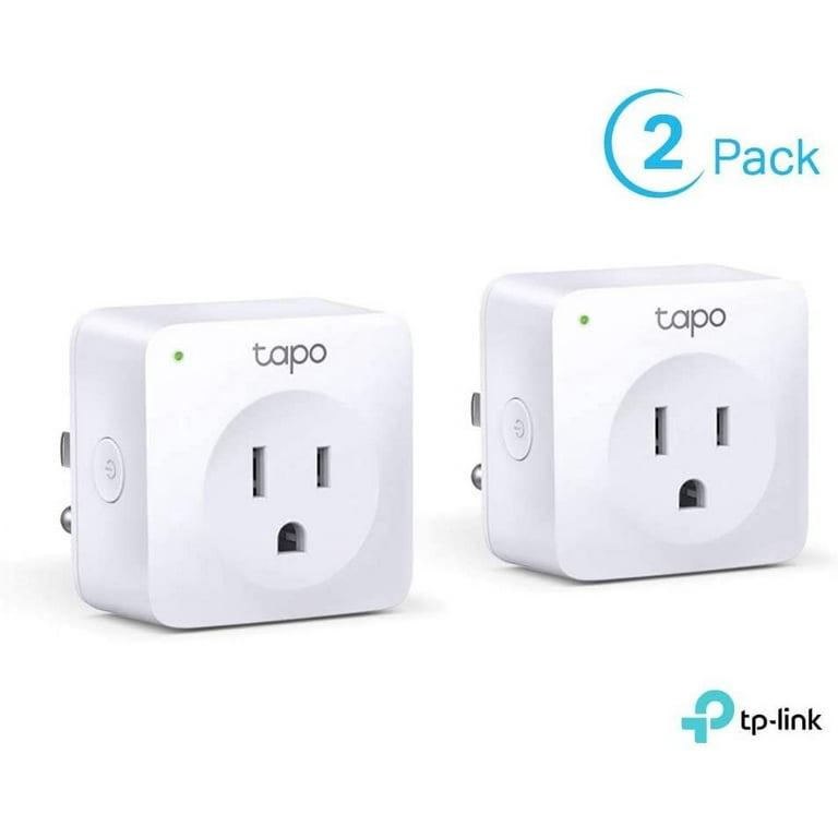 TP-Link Tapo Smart Plug Mini, Smart Home Wifi Outlet Works with Alexa Echo  & Google Home, No Hub Required, Remote Control Your Home Appliances from  Anywhere, New Tapo APP Needed (P100) 