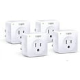 thumbnail image 1 of TP-Link Tapo Smart Plug Mini, Smart Home Wifi Outlet Works with Alexa Echo & Google Home, No Hub Required, New Tapo APP Needed P100 4-pack, 1 of 5