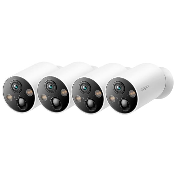 TP-Link Tapo TC85 2K Wire-free Smart Security Camera, 4-pack