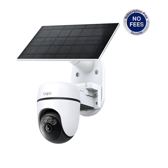 Tapo TCW-90 Security Camera, Wire-Free Installation, 360° AI Tracking, Color Night Vision, IP65 Weather Resistance
