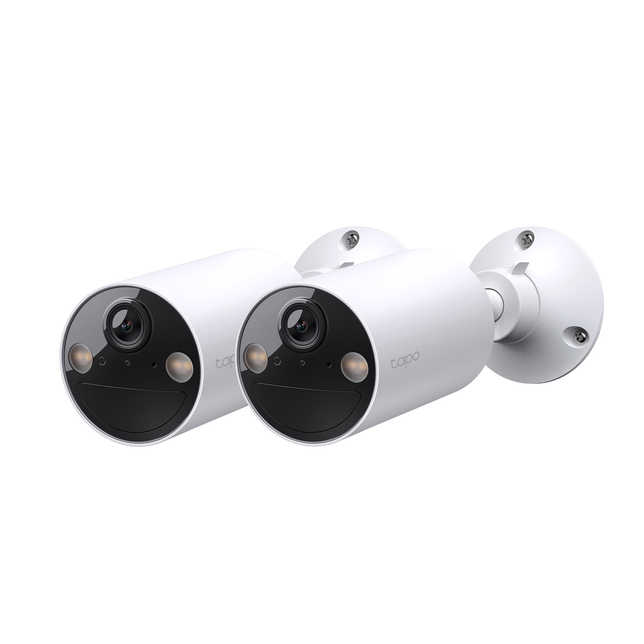 TP-Link Tapo Wireless Indoor/Outdoor 2K Security Camera, Waterproof, Rechargeable, Battery-Powered, Install Anywhere, Local or Cloud Storage - Subscription not Required, Two-Way Audio - TC82(2-pack)
