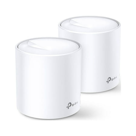 TP-Link Wi-Fi 6 AX3000 Wi-Fi 6 Mesh Router System | Deco W6000 (2-Pack) | 5,000 Sq. ft. of WiFi Coverage, Replaces Individual Routers and Extenders, Indoor coverage up to 5,000 sq. ft.