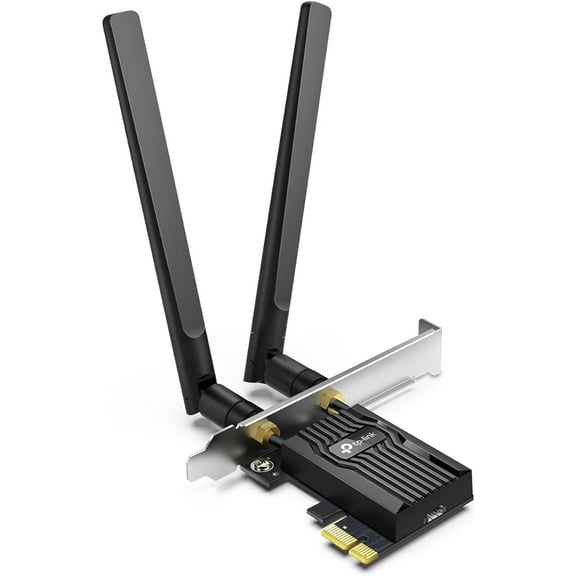 TP-Link WiFi 6 PCIe WiFi Card for Desktop PC AX3000 (Archer TX55E), Bluetooth 5.2, WPA3, 802.11ax Dual Band Wireless Adapter with MU-MIMO, Ultra-Low Latency, Supports Windows 11, 10 (64bit) Only