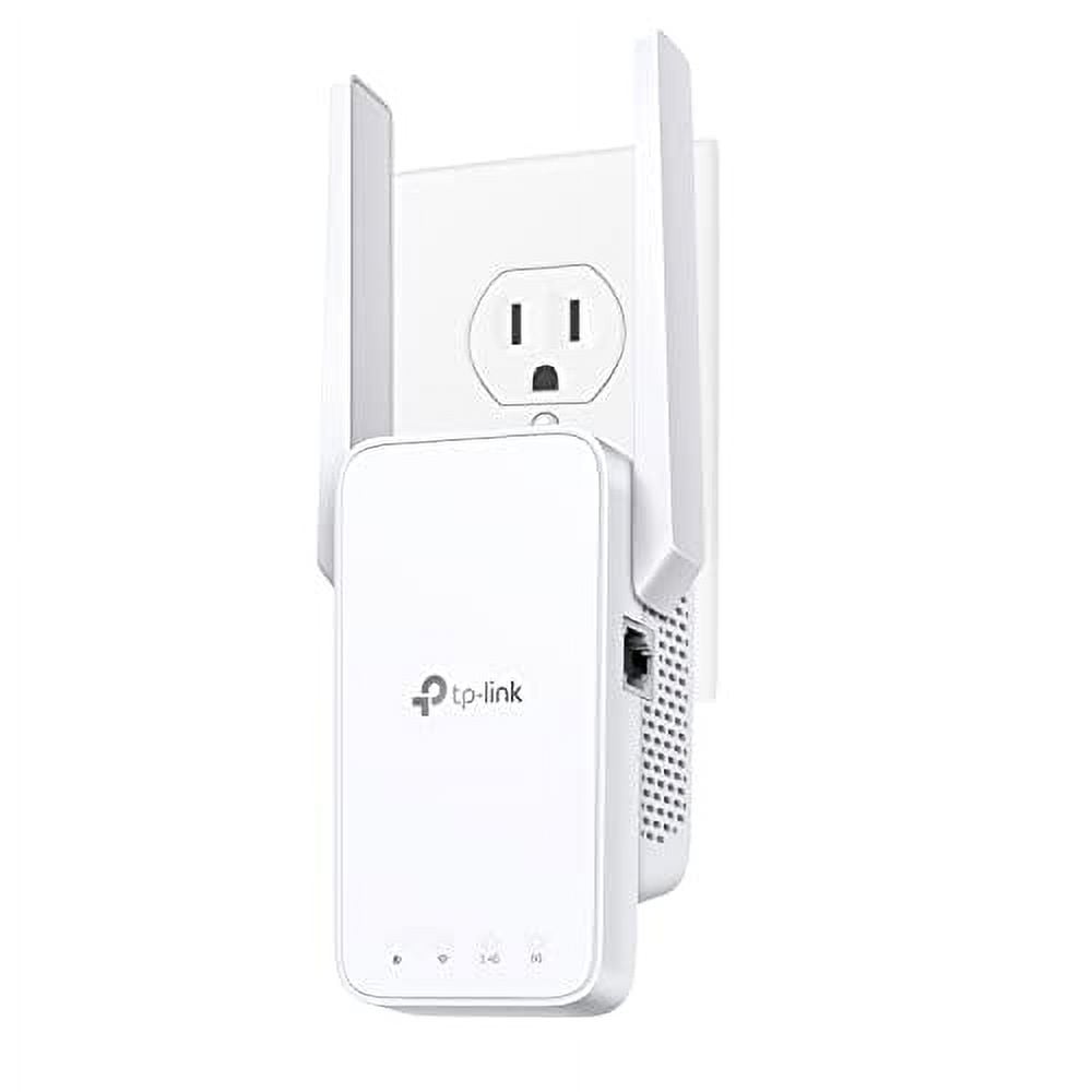 TP-Link WiFi Extender with Ethernet Port, 1.2Gbps signal booster, Dual Band  5GHz/2.4GHz, Up to 89% more bandwidth than single band, Covers Up to 1500