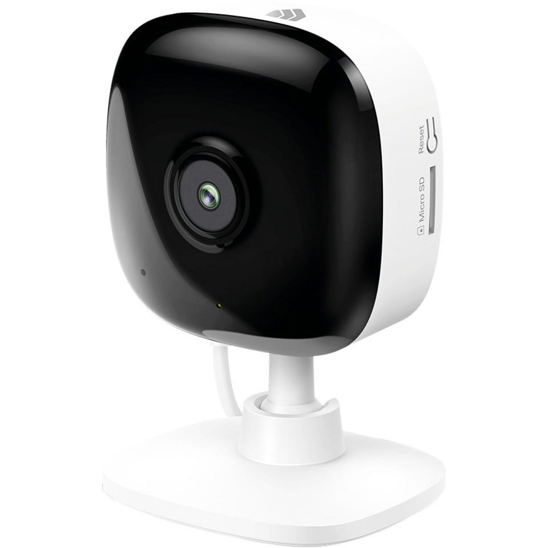 White Wireless Indoor Security Camera with Night Vision