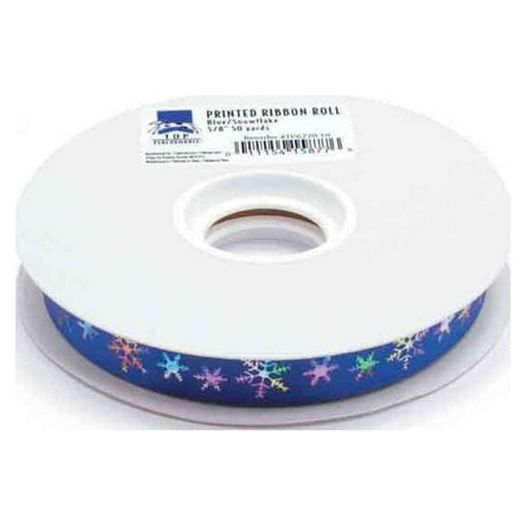 Top Performance TP Printed Ribbon Roll 50yds Blu/Snowf