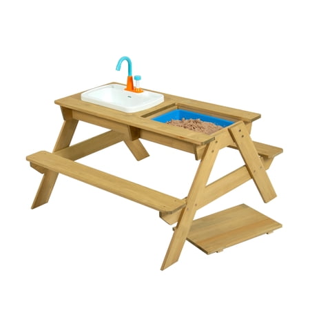TP Toys Multi Purpose Kids Sand and Water Activity Table with Play Sink and Splash Tub