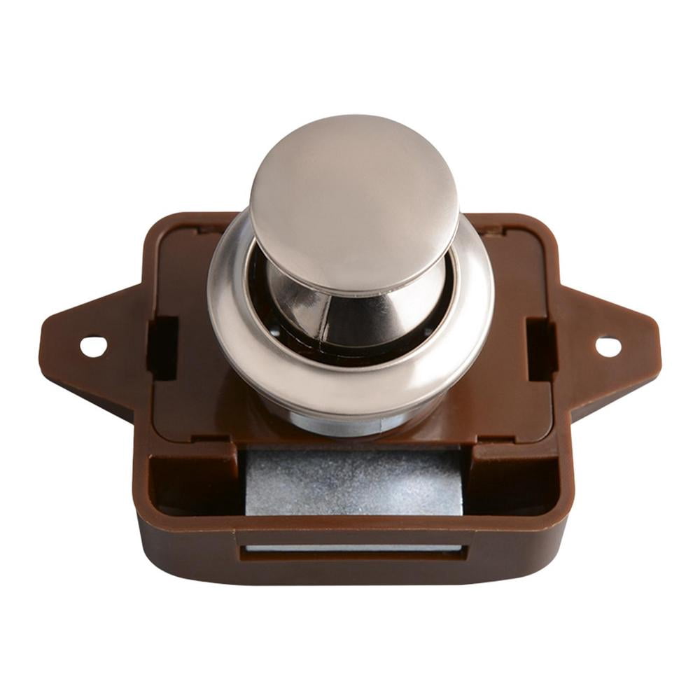 TP005BN-Keyless Push Cabinet Locks, Cabinet Door Latches, Keyless Zinc Alloy Knob for Motorhome, Caravan Hurhome