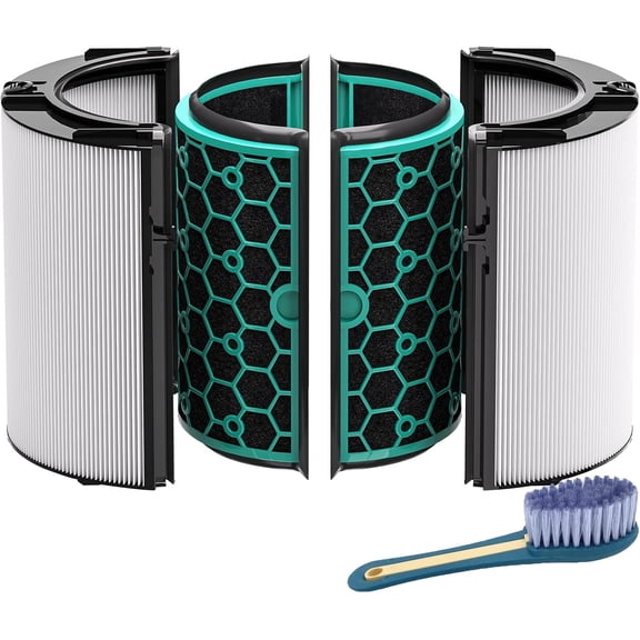 TP04 Replacement 96543201 Combi 360 Glass HEPA + Activated Carbon Filter Compatible with Dyson HP1 TP09 TP07 TP06 TP04 TP10 HP04 HP06 HP07 HP09 PH01 PH02 PH03 PH04 DP04 PC1 Air Purifier