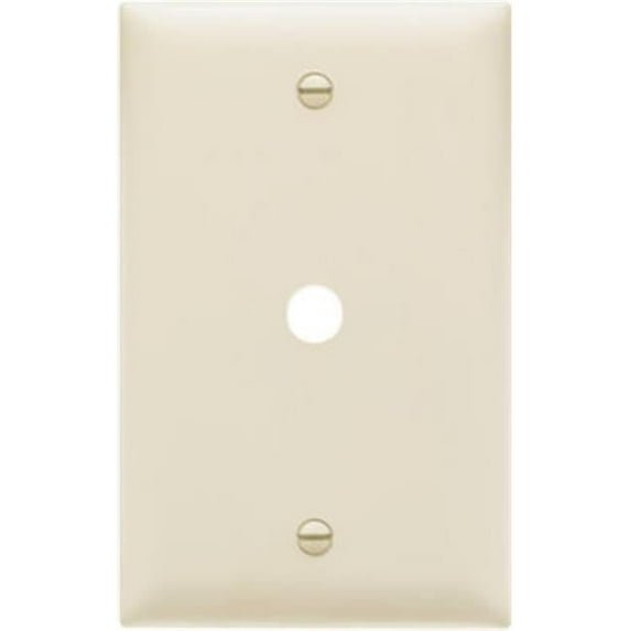 TP11LACC15 Telephone Hole Opening Wall Plate, 1 Gang, Light Almond