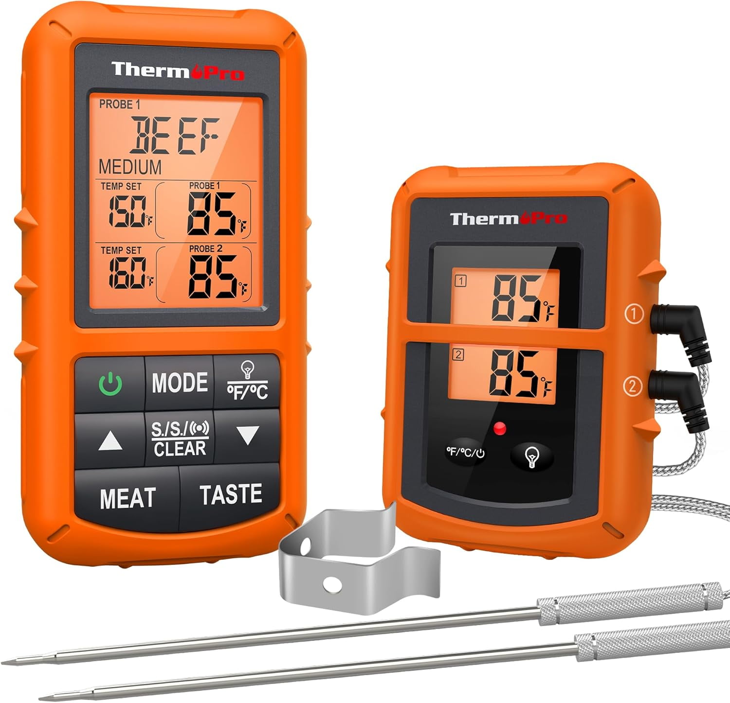 TP20 500FT Wireless Meat Thermometer with Dual Probe, Digital Cooking ...