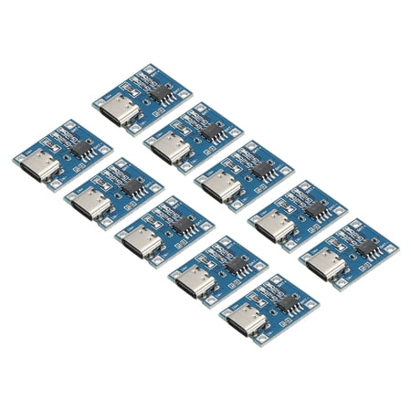 TP4056 TYPE-C USB 4.5-5.5V 1A Battery Charger Module Panel Pack of 10