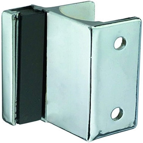 TP5410 Strike & Keeper Die Cast Zamac Bracket for 1-1/4" Thick Pilasters, Chrome Plated
