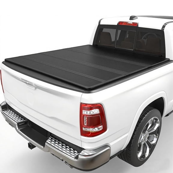 TPA FRP Hard Quad-Fold Truck Bed Tonneau Cover Fits for 2009-2026 Dodge Ram 1500 (Classic Body & New Body) 5.7 FT (67") Bed,Waterproof,Without RamBox