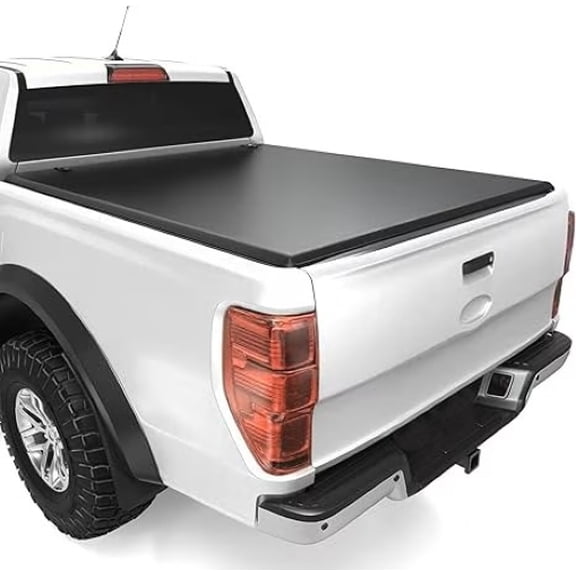 TPA Soft Tri-Fold Truck Bed Tonneau Cover Compatible for 2004-2026 Ford F-150 and 2006-2014 Lincoln Mark LT Styleside/Fleetside 5.5 FT(67") Bed Waterproof Vinyl Easy to Install and Use