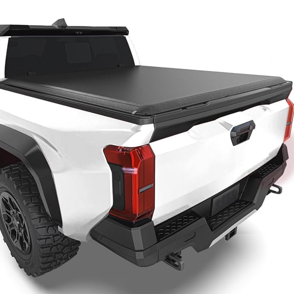 TPA Vinyl Soft Roll Up Truck Bed Tonneau Cover Compatible with 2024-2026 Toyota Tacoma (Excl. Trail Edition) 5 FT (60.5") Bed with Tacoma Bed Rail, w/o Trail Special Edition Storage Boxes