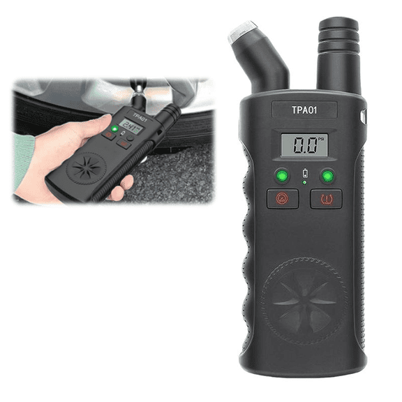 TPA01 TPMS Relearn Tool for GM Vehicles, 2-in-1 TPMS Sensor Activation Tool with 150 PSI Digital Tire Pressure Gauge, Fast 2-Minute Reset Compatible with Buick, Chevy, Cadillac & Opel