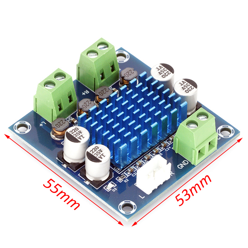 Amplificateur Audio Numérique XH-A232 - 2x30W - Classe D - Alimentation 8-26V DC - Pour Enceintes 4-8 Ohms