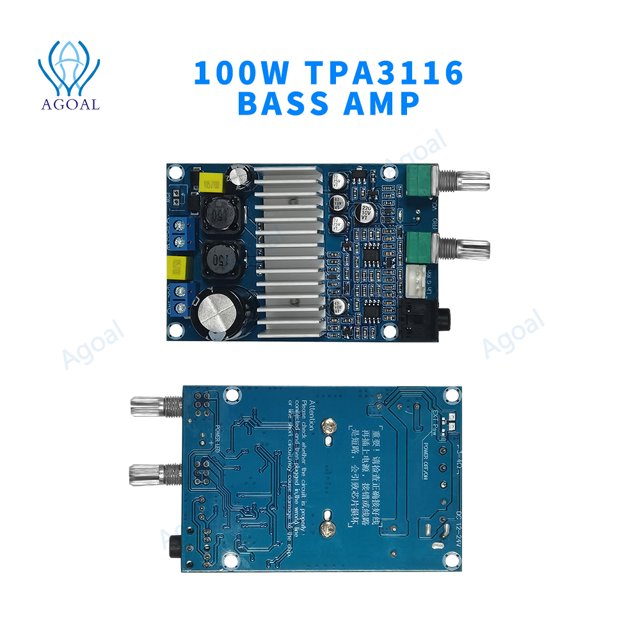 TPA3116 Subwoofer Amplifier Board TPA3116D2 Audio Amplifiers 100W Bass