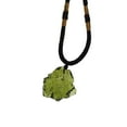thumbnail image 1 of TPALPKT Healing Energy Moldavite Pendant with Unique Crystal Quartz & Aerolite Impact Glass from Outer Space - Green Stone Meteorite Necklace H9P4, 1 of 1