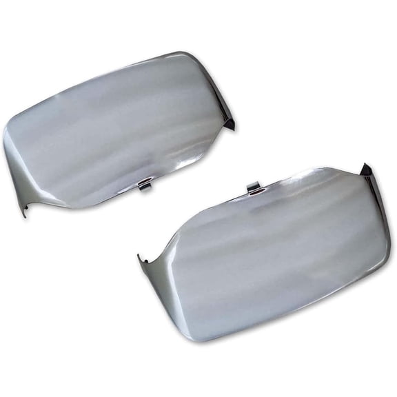 TPC Chrome Hood Mirror Covers for Kenworth T680 and Peterbilt 579