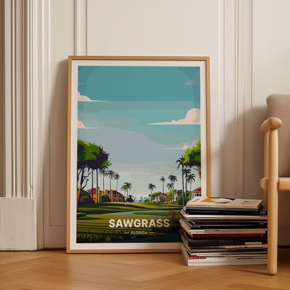 TPC Sawgrass Florida Golf Wall Decor