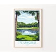 TPC Sawgrass Florida Scenic Travel Wall Art Print, Golf Course Home ...