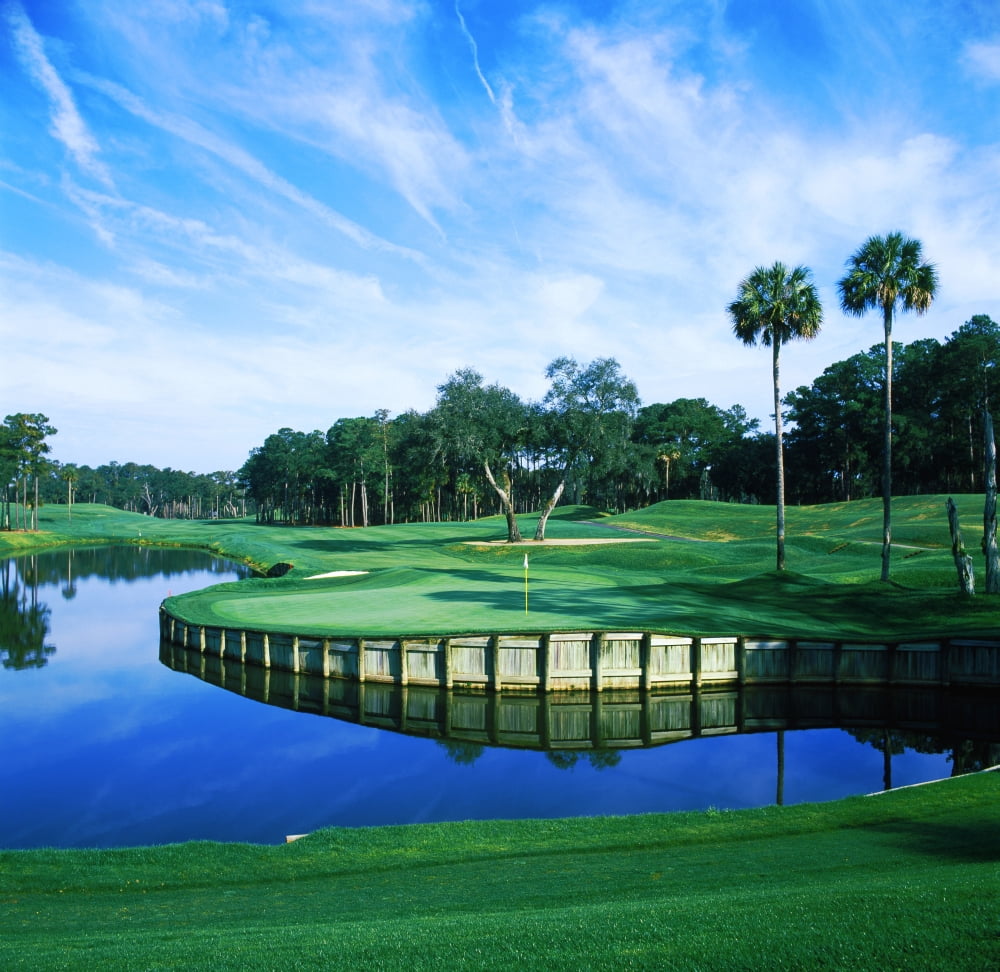 TPC at Sawgrass Ponte Vedre Beach St Johns County Florida USA Canvas Art - Panoramic Images (24 x 24)